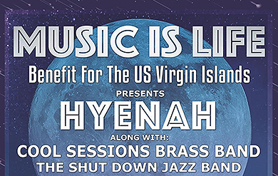 Music Is Life Benefit Concert Flyer